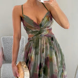 Giselle | Enchanting Maxi Dress with Floral Pattern