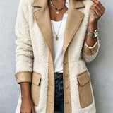 Women's denim patchwork cardigan - Warm and original