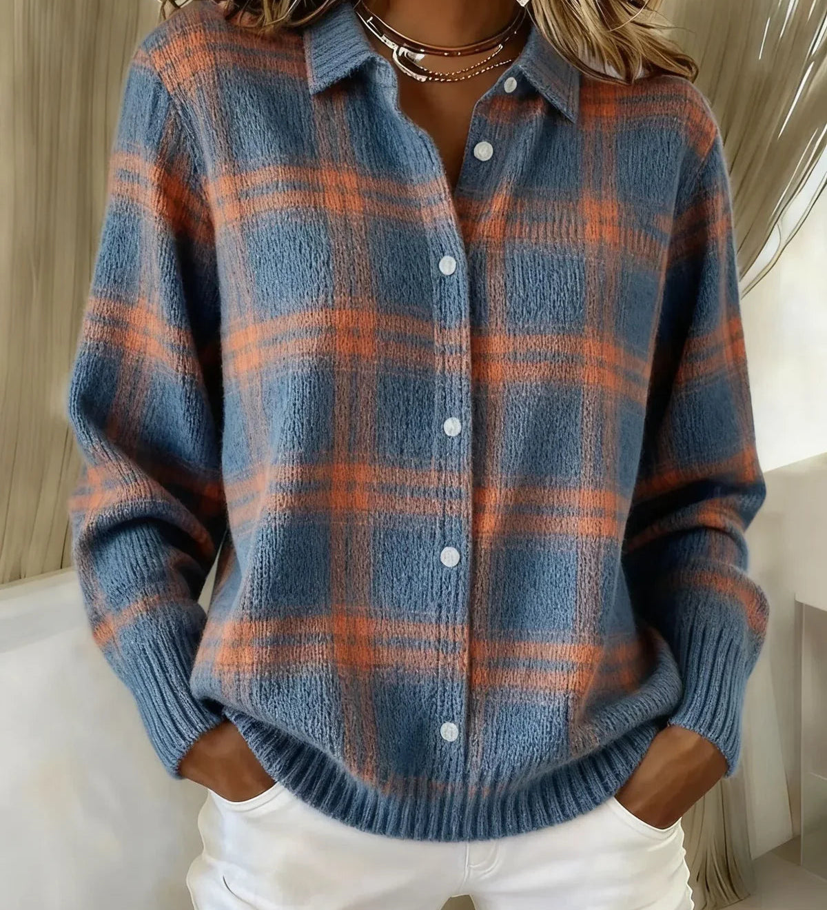 Candida | Checkered Cardigan