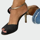 Liana | Elegant sandals with metal strap