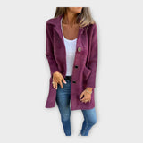 Kertu | Elegant Coat with Stylish Fastening