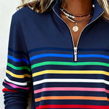 Uschi | Elegant Jumper with Quarter Zip