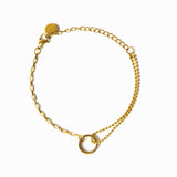 Golden Tennis Bracelet