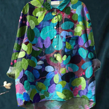 Adriana | Lightweight Forest Print Women's Everyday Shirt