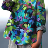 Adriana | Lightweight Forest Print Women's Everyday Shirt