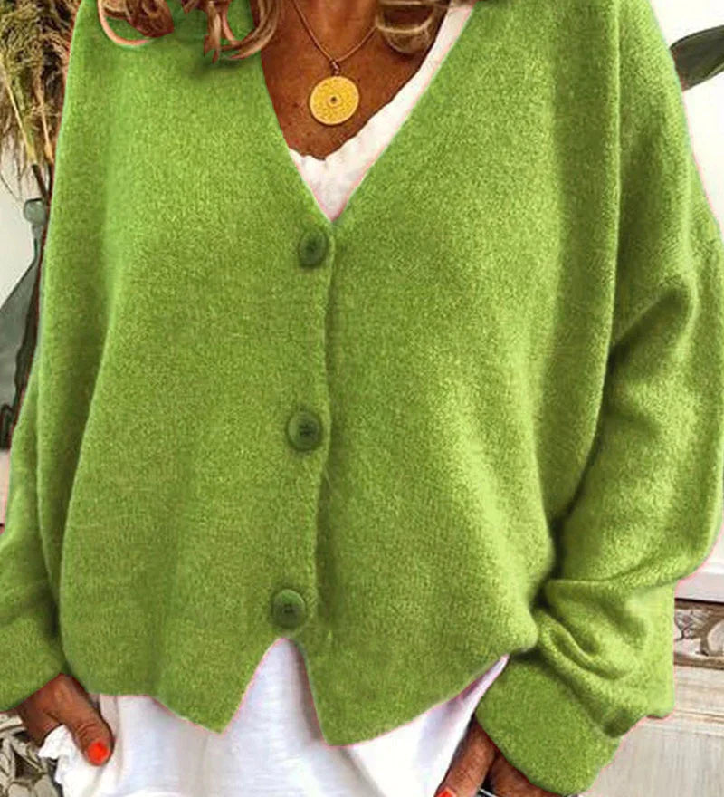 Casual and Elegant Women's Cardigan - Warm Knitwear for Everyday