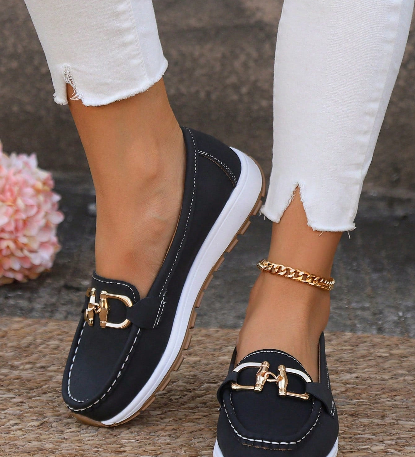 Ellie | Flat Sanga Loafers