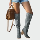 Oliva | Leather Orthopaedic Knee-High Boots for Comfort and Foot Health