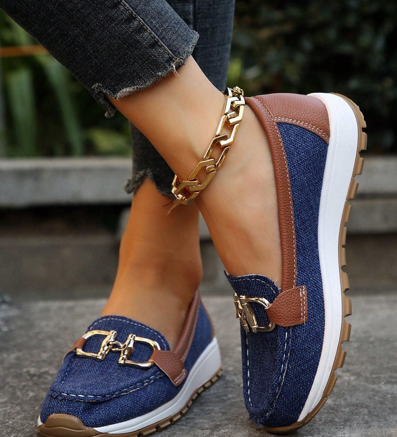 Ellie | Flat Sanga Loafers