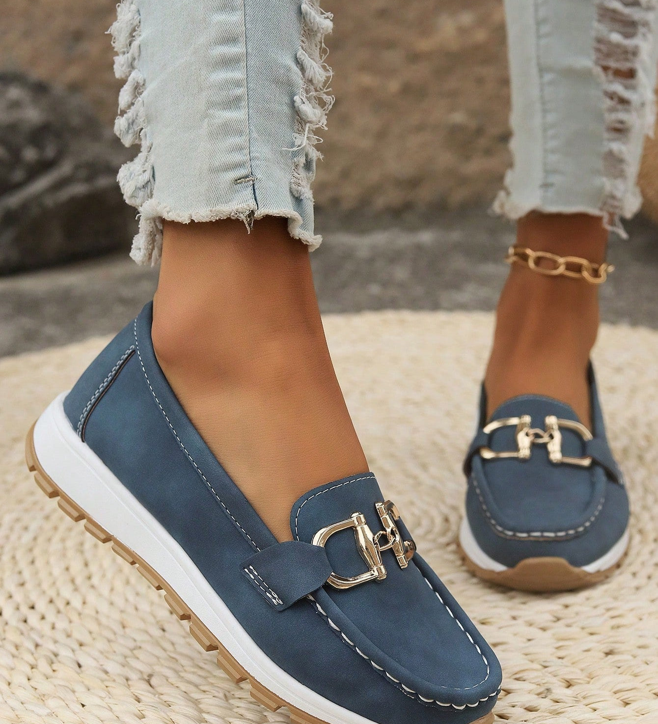 Ellie | Flat Sanga Loafers