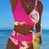 Jolina | Floral Contrast Bikini