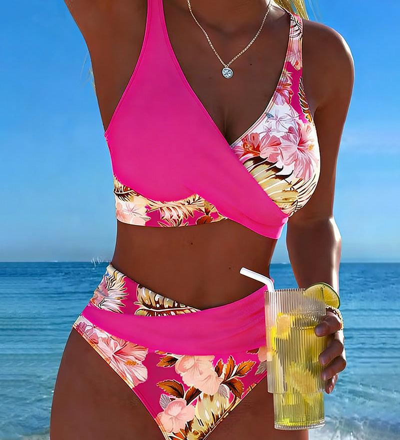 Jolina | Floral Contrast Bikini