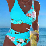 Jolina | Floral Contrast Bikini
