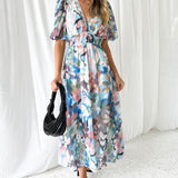 Celine | Women's Dress with Floral Pattern