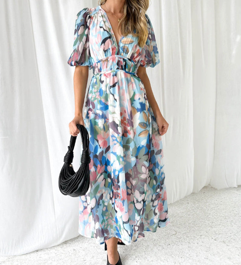 Celine | Women's Dress with Floral Pattern