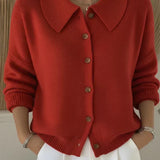 Velia | Shirt Collar Cardigan