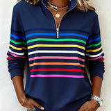 Uschi | Elegant Jumper with Quarter Zip