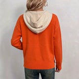 Women's zip cardigan with hood - Soft and sporty