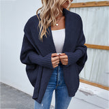 Loose knit vest for women