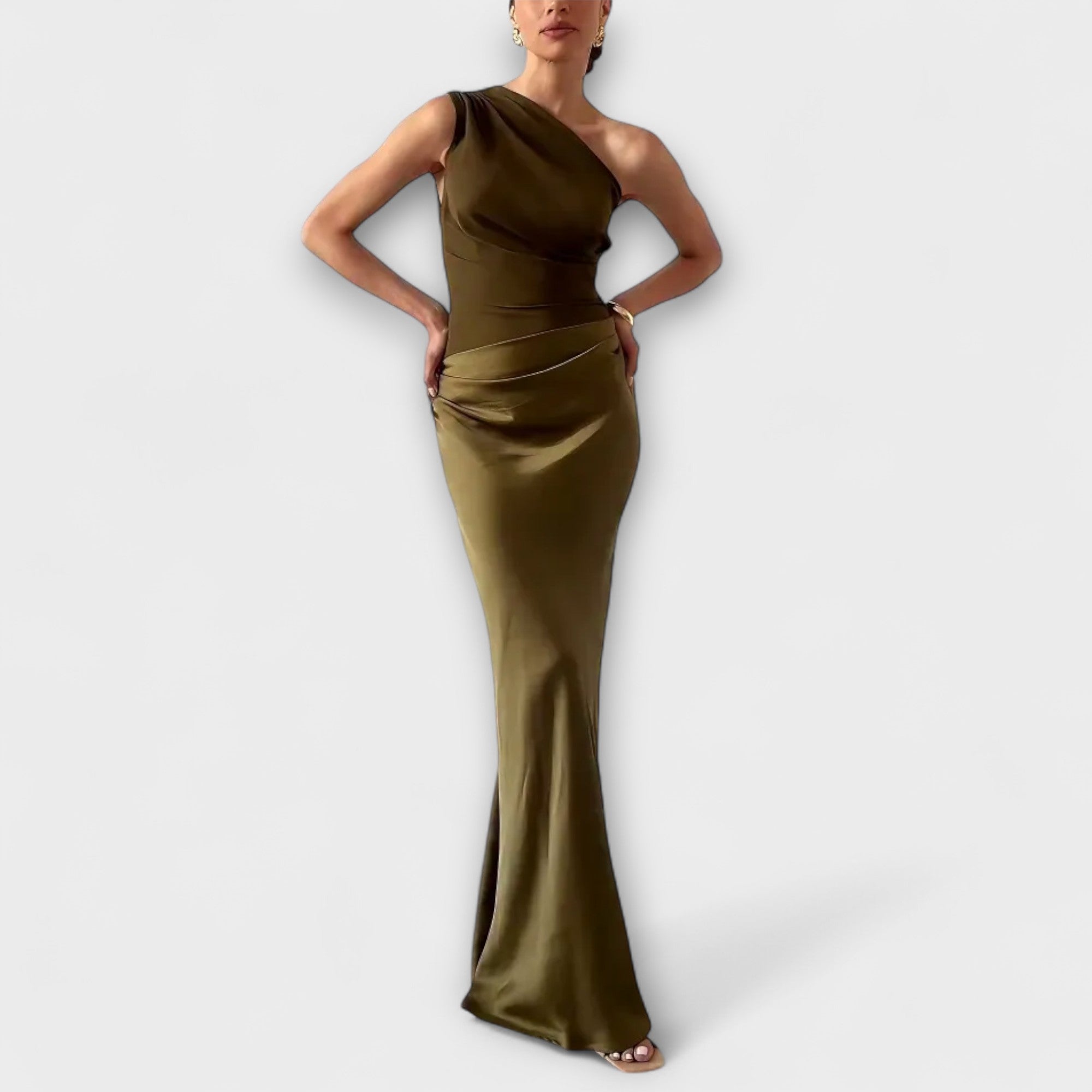 Ariana | One-Shoulder Maxi Dress