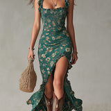 Mayfair | Elegant Retro Long Dress