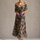 Hendrika | Coral Evening Dress