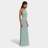 Filipa | Maxi Dress with Lipstick Collar