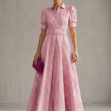 Aria | Short Dress with Balloon Sleeves
