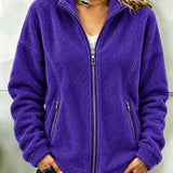 Women's loose-fit long-sleeve cardigan – Flowy and elegant