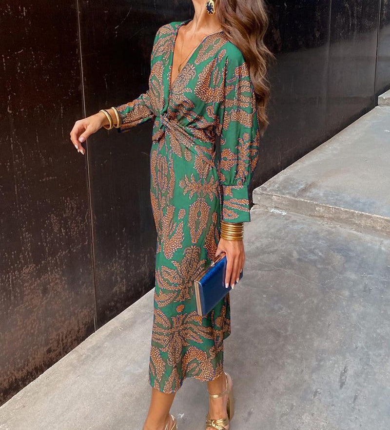 Celeste | Midi Dress Floral Elegance