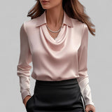 Theresa | Elegant Satin Blouse for Women