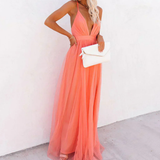 Geneva | Maxi Dress Coral Light