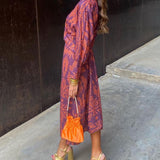 Celeste | Midi Dress Floral Elegance