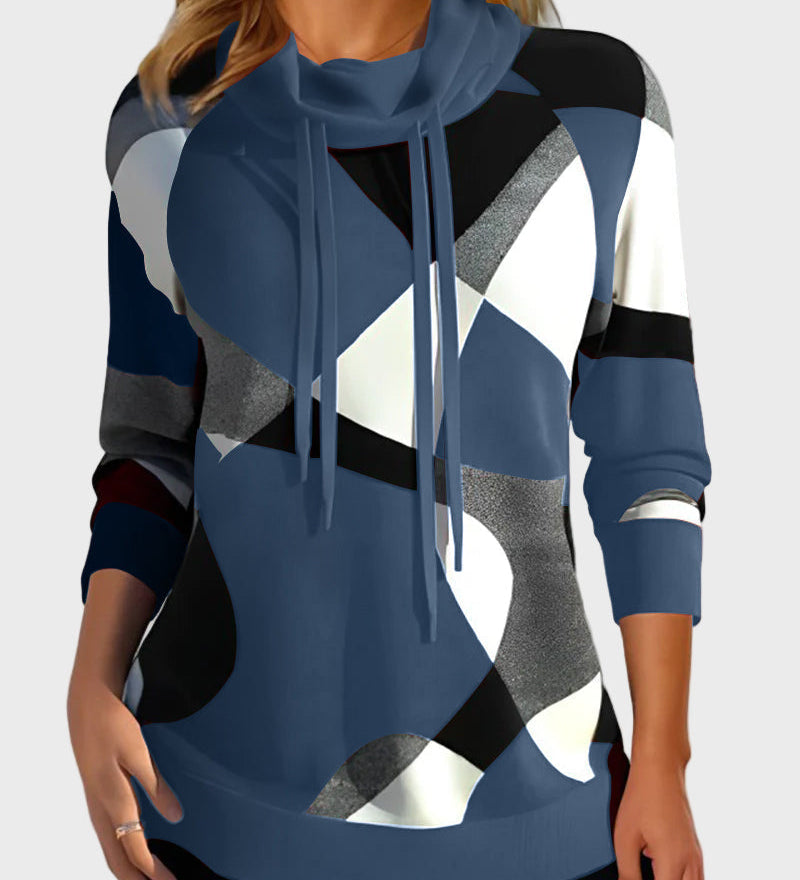 Aet | Knitted Hoodie with Artistic Design