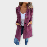 Kertu | Elegant Coat with Stylish Fastening