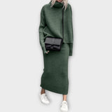 Ivy | Coordinated Set with High Neck and Skirt