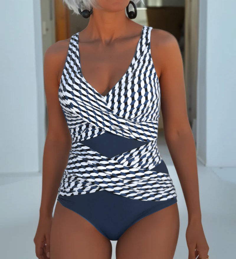 Ashley | Cross-Back Swimsuit for Casual Resort Wear