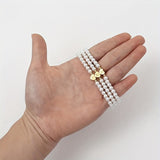 Chic Bracelet with Heart Initial (A–Z)