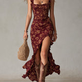 Mayfair | Elegant Retro Long Dress