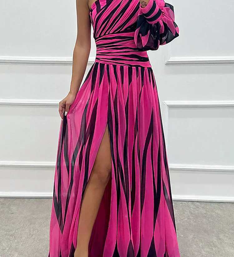 Fenna | Elegant Long Dresses with One Shoulder