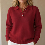 Olivia | Soft Knitted Sweater with Collar