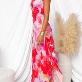 Yanira | Pleated Dress with One Shoulder