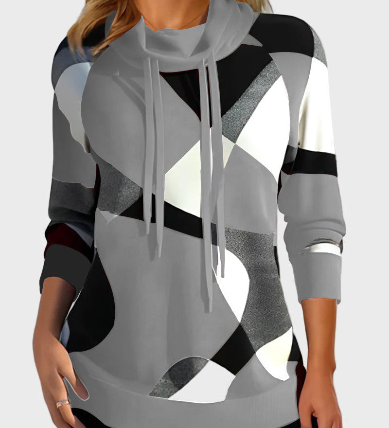 Aet | Knitted Hoodie with Artistic Design