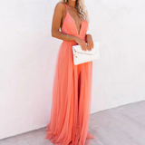 Geneva | Maxi Dress Coral Light