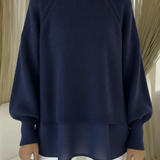 Women's two-piece-effect sweater – Chic and comfortable