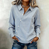 Vintage Striped Blouse