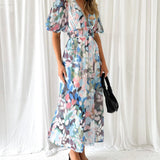 Celine | Women's Dress with Floral Pattern