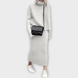 Ivy | Coordinated Set with High Neck and Skirt