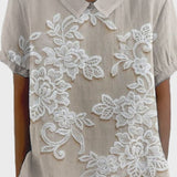 Alma | Blouse with Lily Collar