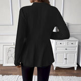 Women's One-Button Solid Knit Cardigan – A Comfortable and Elegant Design, Ideal for Everyday Layering